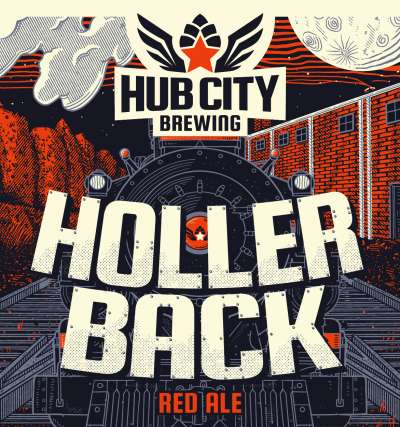 Holler Back Red Ale label